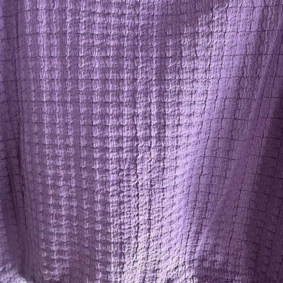 Madewell Squared Neck Textured Long Sleeve Crop Top Size M - Picture 2 of 9